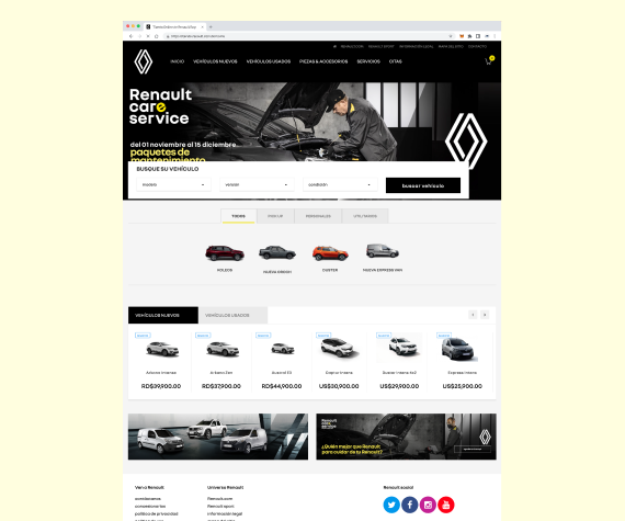 TIENDA ONLINE RENAULT DOMINICANA